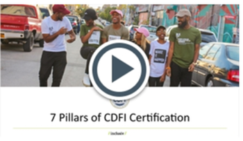 Picture: 7 Pillars of CDFI Certification